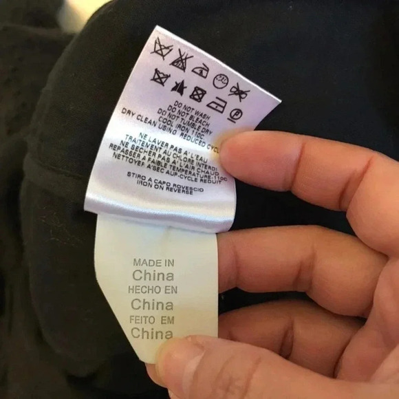 See By Chloe Cotton Black Lace 2 Buttons Jacket/Blazer Size S/M Pockets - Picture 11 of 14